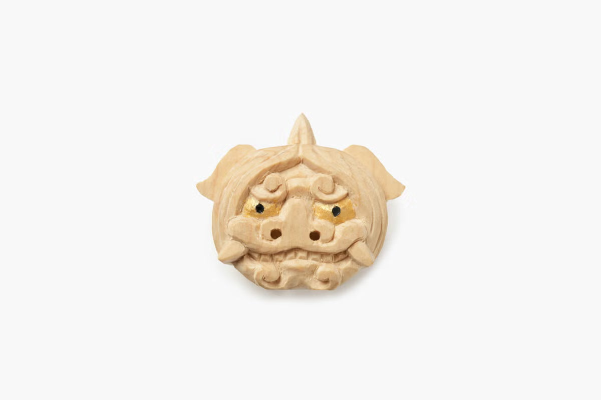 一角獅子頭（帯どめ）