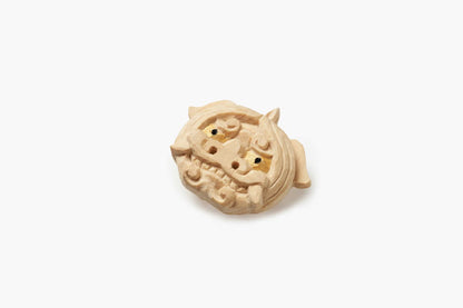 一角獅子頭（帯どめ）