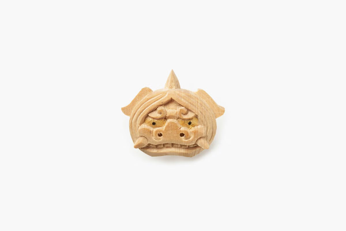 一角獅子頭（ピンバッジ）