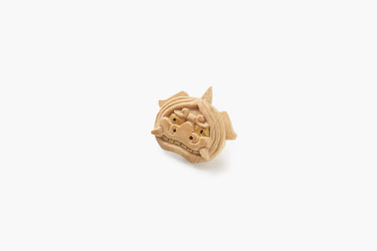 一角獅子頭（ピンバッジ）